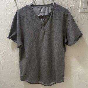 BYLT Basics Henley Drop Cut LUX Tee